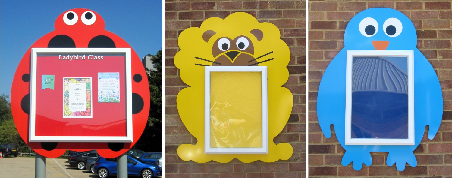 Squiggle Child Friendly School Notice Boards
